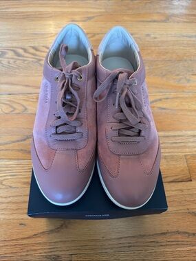 Cole Haan Dusty Rose Suede & Leather Lace-Up Sneakers